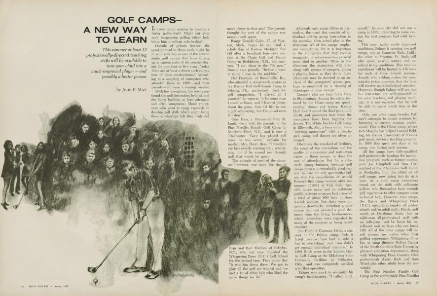 Golf camps—A new way to learn