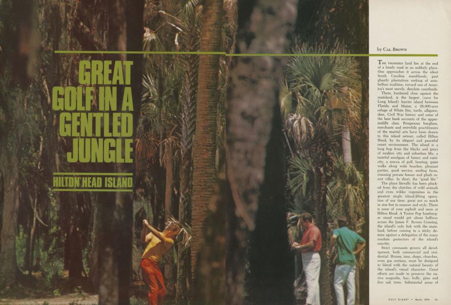 Great golf in a gentled jungle