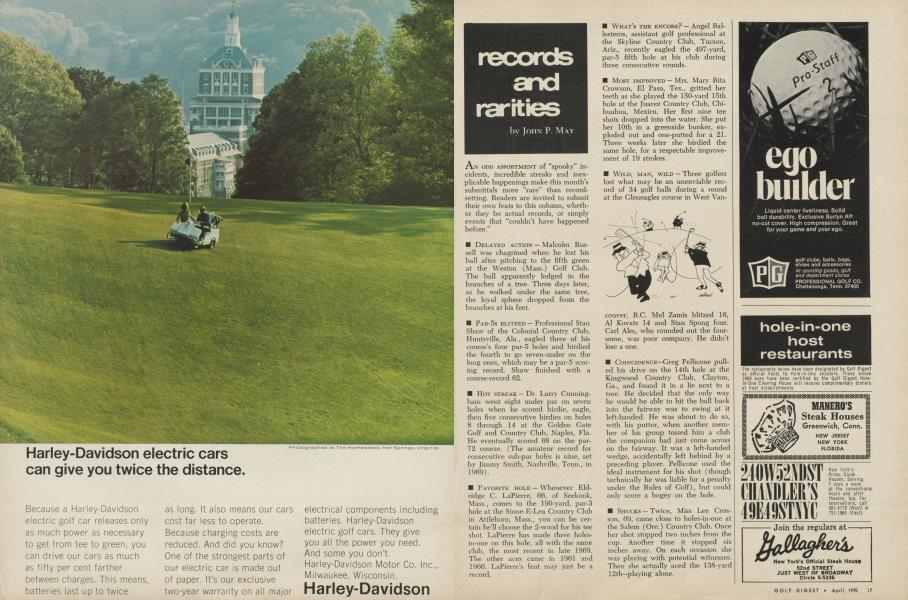 Records and rarities