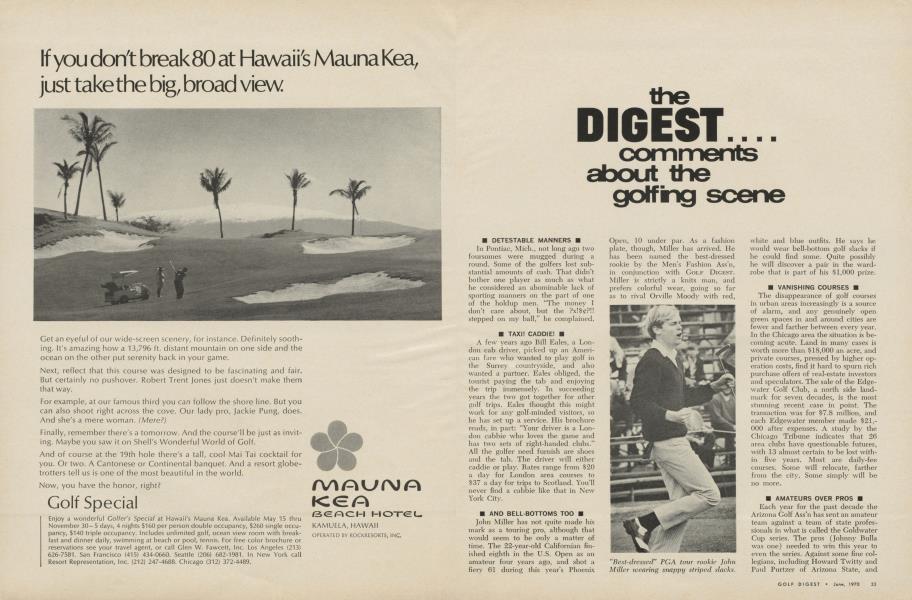 The Digest ... Comments about the golfing scene