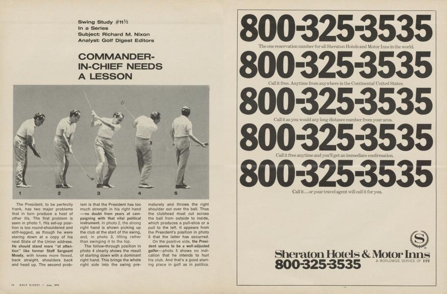 COMMANDER-IN-CHIEF NEEDS A LESSON