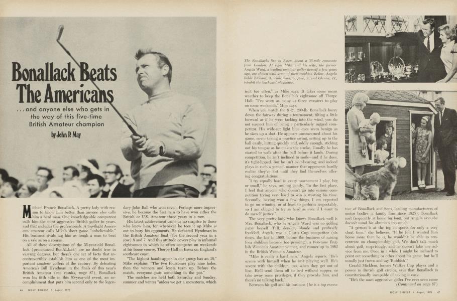 Bonallack beats the Americans