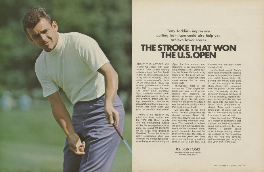 The stroke that won the U.S. Open