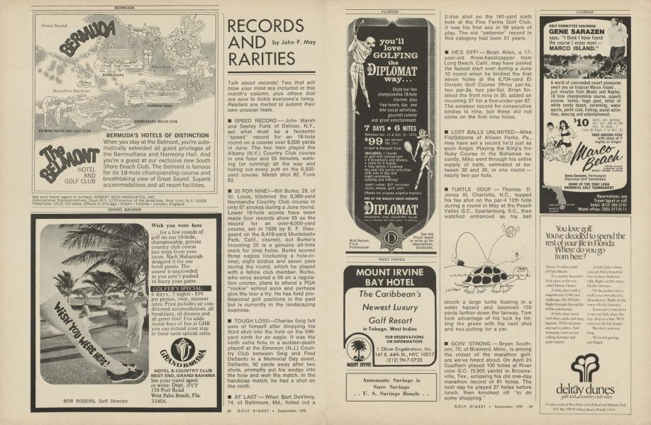 Records and rarities