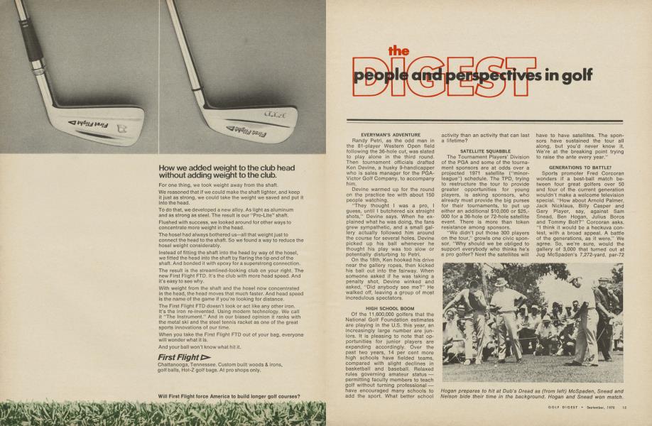 The Digest: People and perspectives in golf