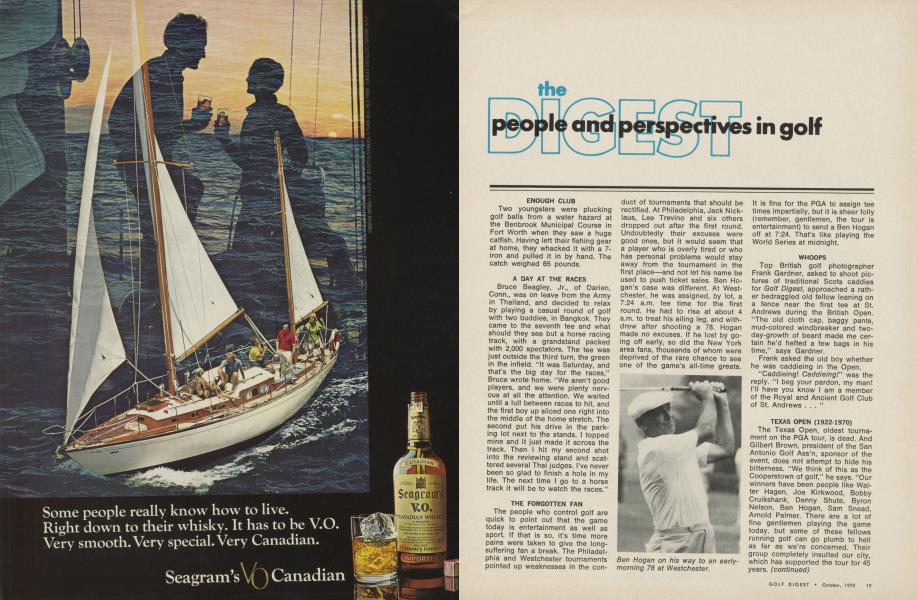 The Digest: People and perspectives in golf