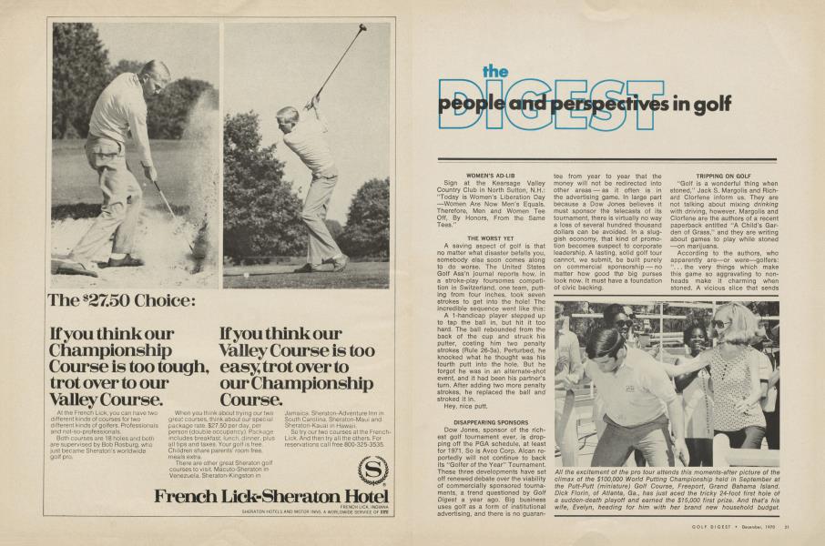 People and perspectives in golf