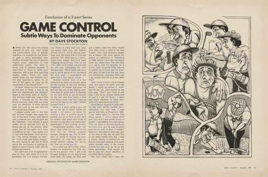 Game control