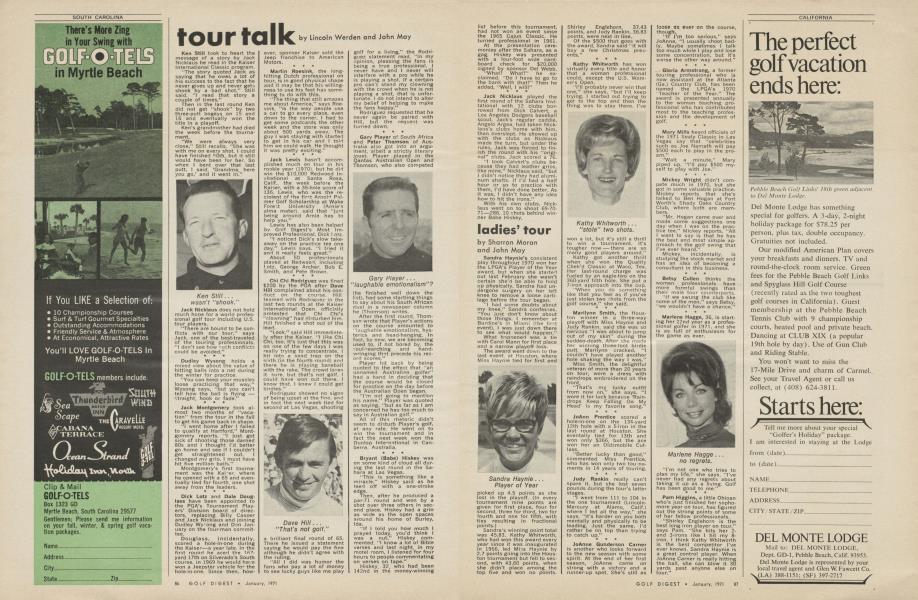 Tour talk