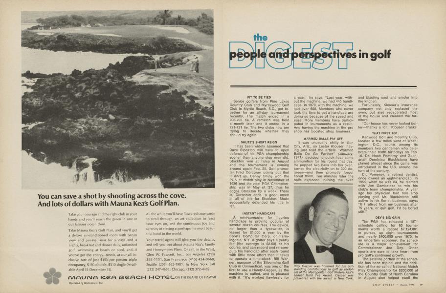 The Digest: People and perspectives in golf
