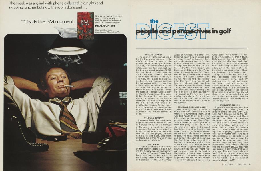 The Digest: People and perspectives in golf