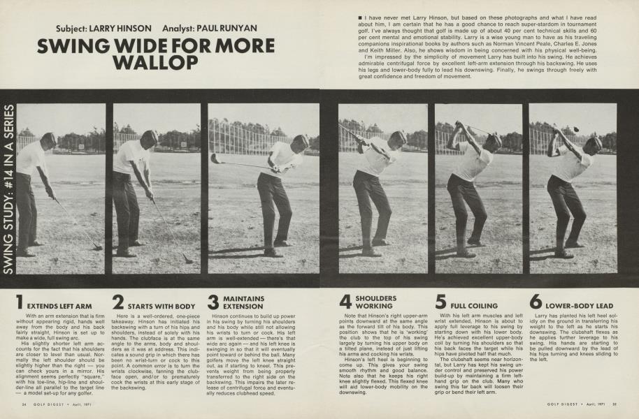 Swing wider for more wallop