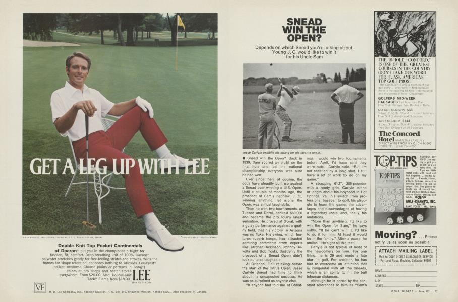 Snead win the Open?