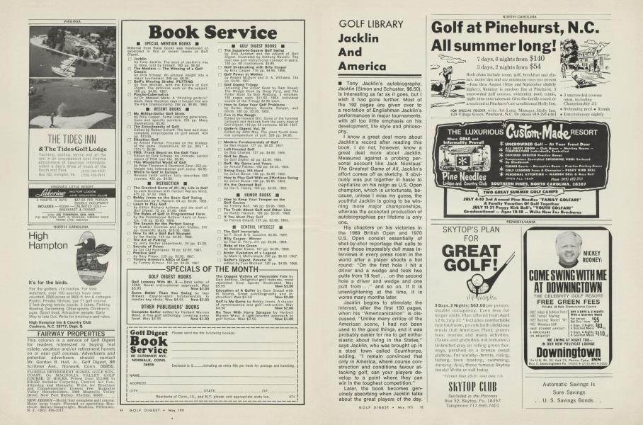 Jacklin and America