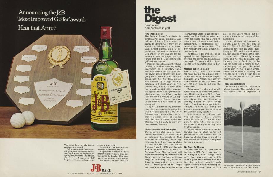 The Digest: People and perspectives in golf