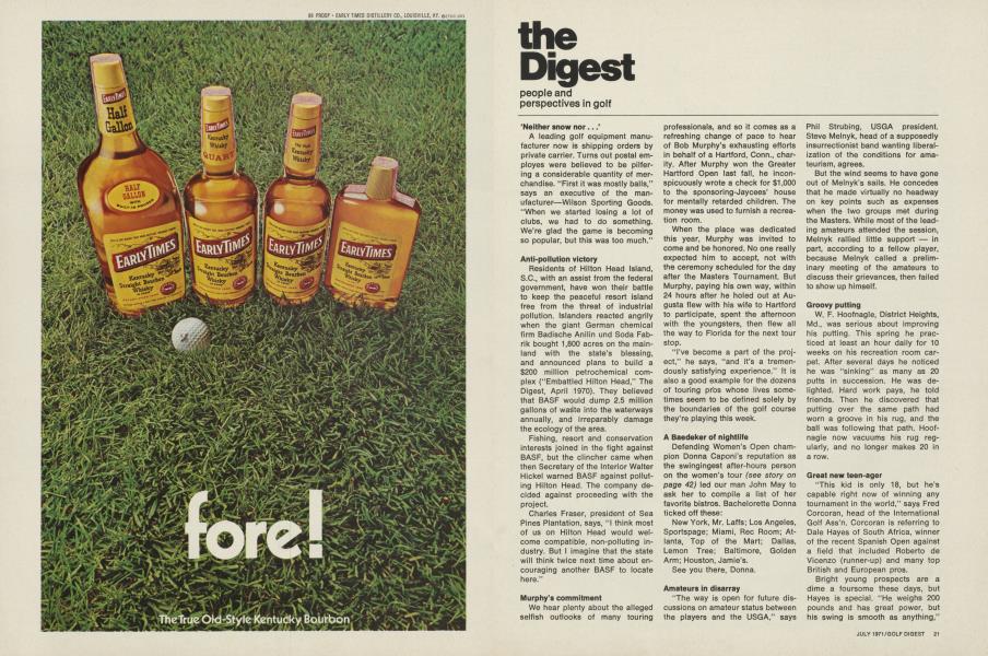 The Digest: People and perspectives in golf
