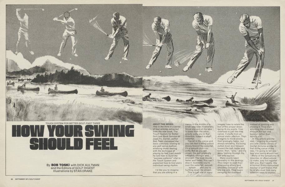 How your swing should feel