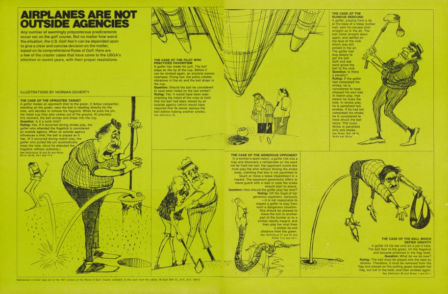 Airplanes are not outside agencies