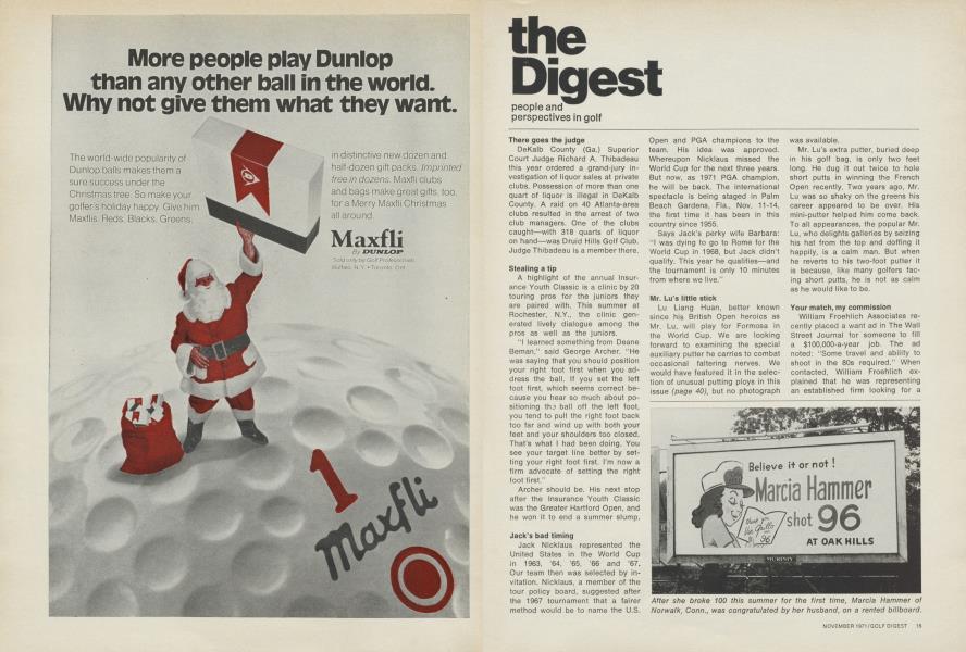 The Digest: People and perspectives in golf