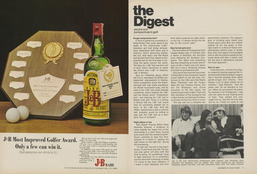 The Digest: People and perspectives in golf