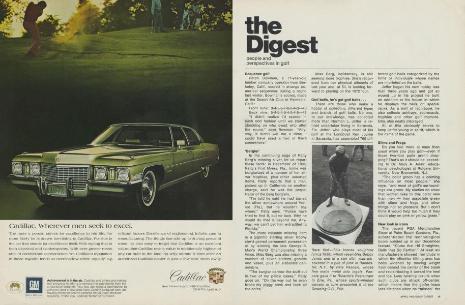 The Digest: People and perspectives in golf