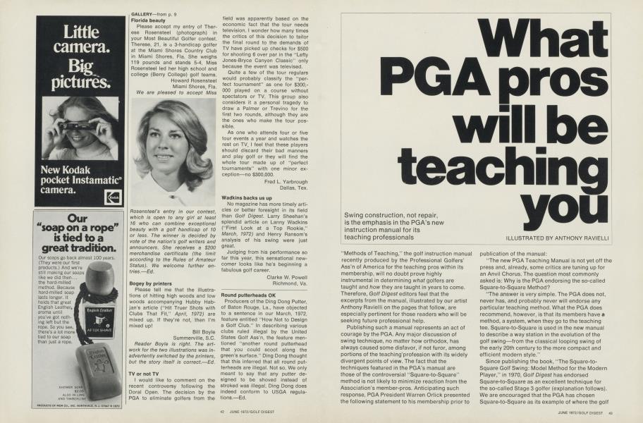 What PGA pros will be teaching you