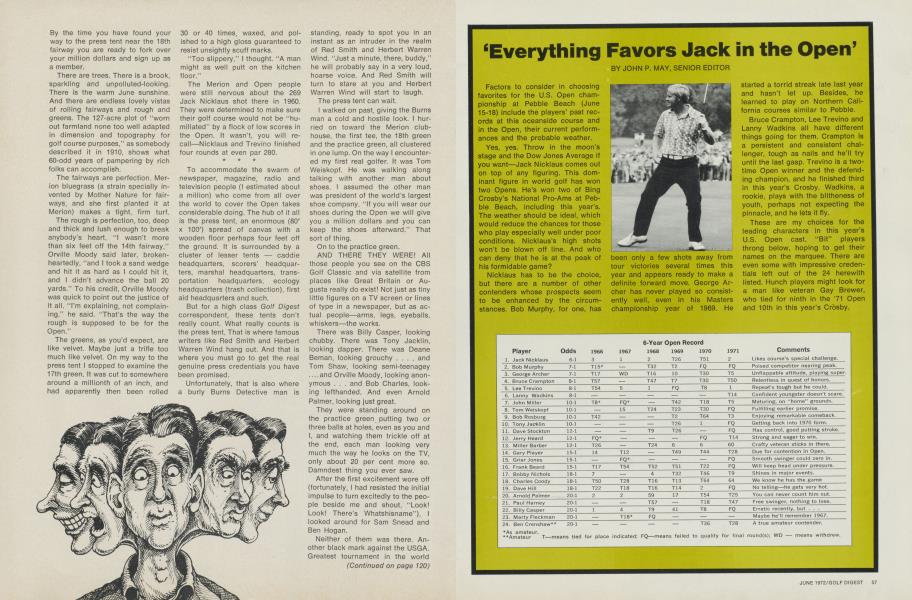 ‘Everything favors Jack in the Open’