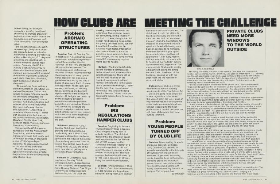How clubs are meeting the challenge