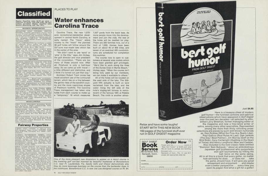 Water enhances Carolina Trace