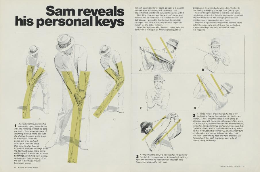 Sam reveals his personal keys