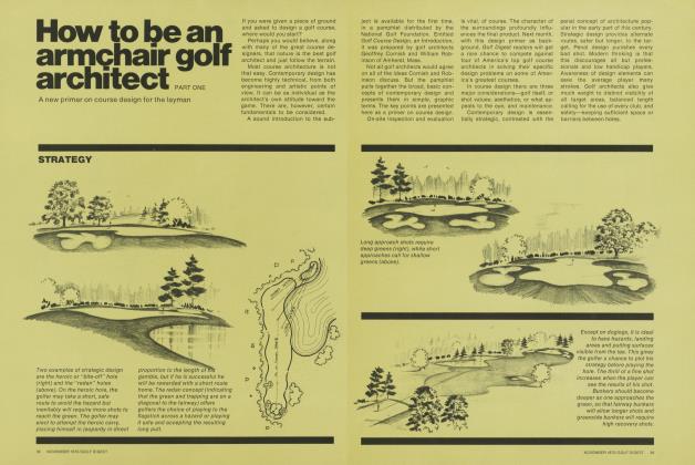 How to be an armchair golf architect