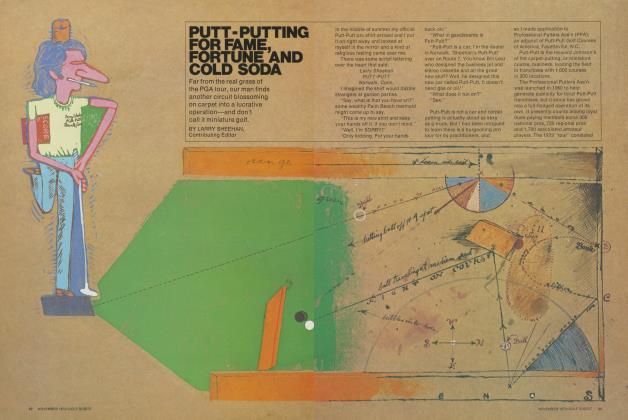 Putt-putting for fame, fortune and cold soda