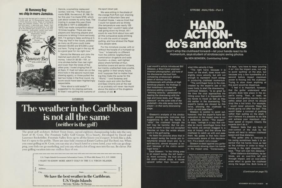 Hand action—Do’s and don’ts