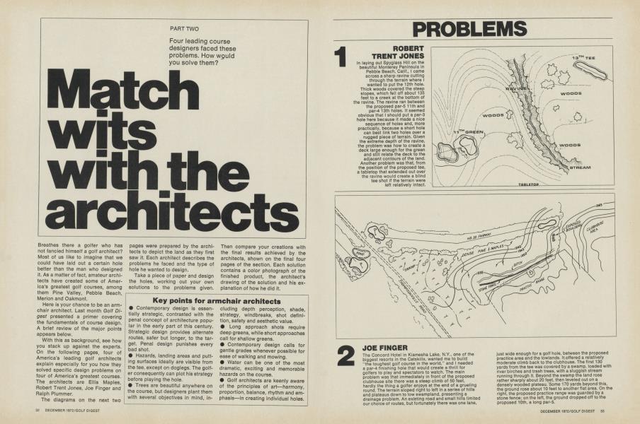Match wits with the architects