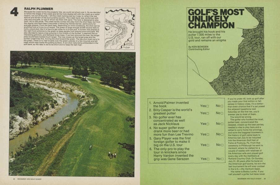 Golf's most unlikely champion