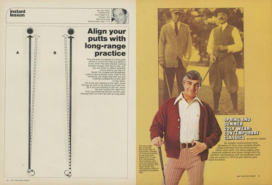 SPRING AND SUMMER GOLF WEAR: CONTEMPORARY CLASSICS
