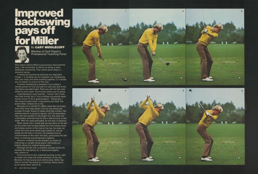 Improved backswing pays off for Miller