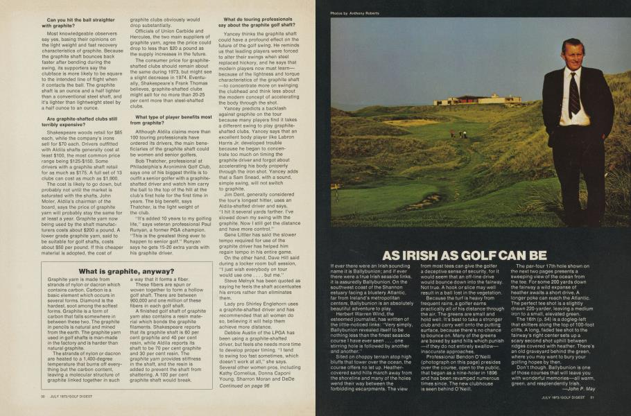 AS IRISH AS GOLF CAN BE