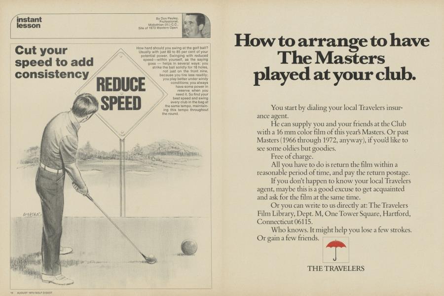 Cut your speed to add consisten