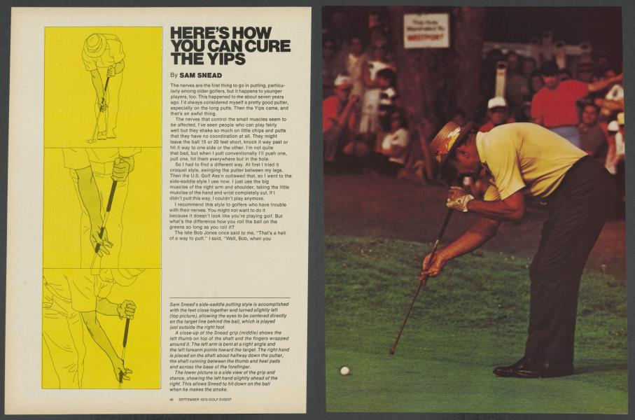 HERE’S HOW YOU CAN CURE THE YIPS