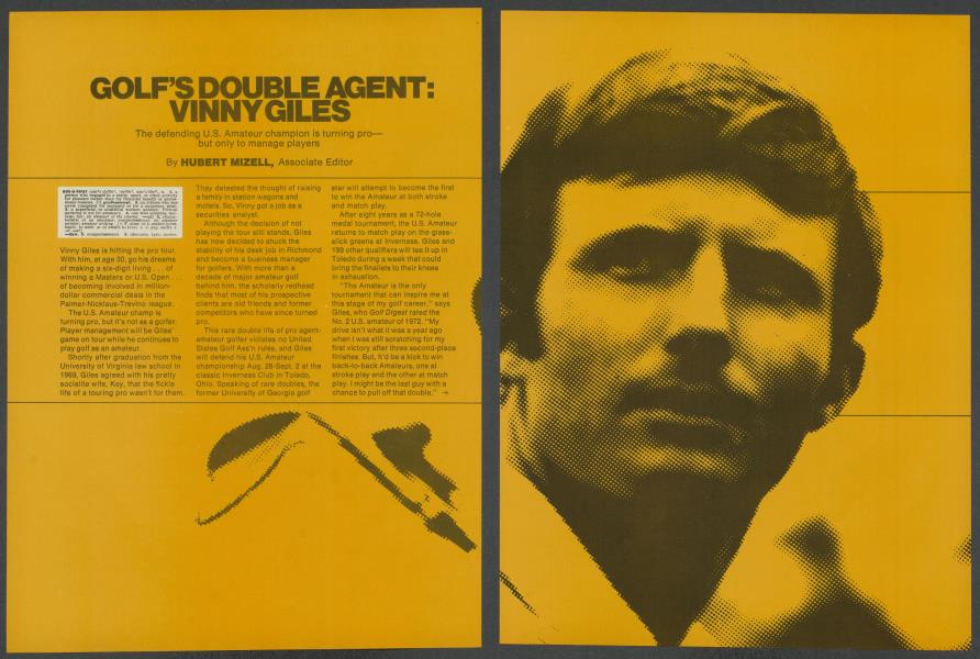 GOLF’S DOUBLE AGENT: VINNY GILES