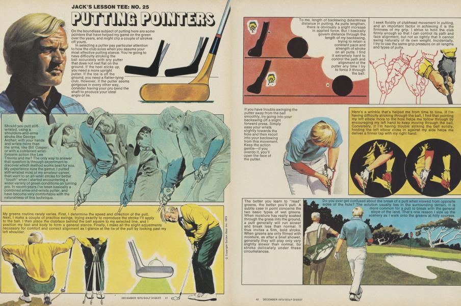 PUTTING POINTERS