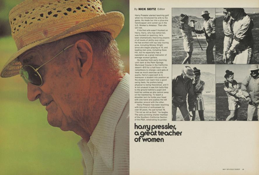 Harry Pressler, a great teacher of women