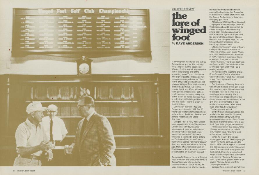 the lore of winged foot