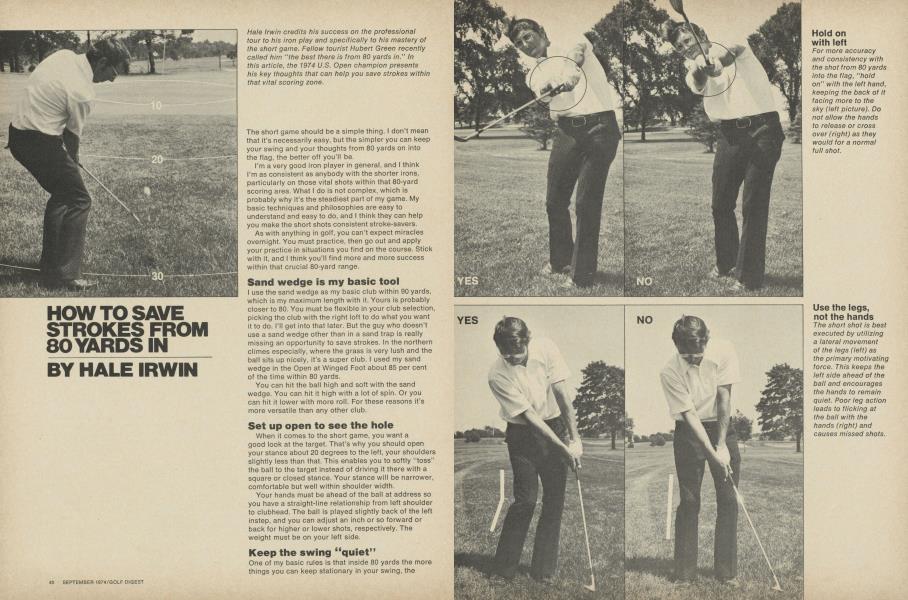 HOW TO SAVE STROKES FROM 80 YARDS IN