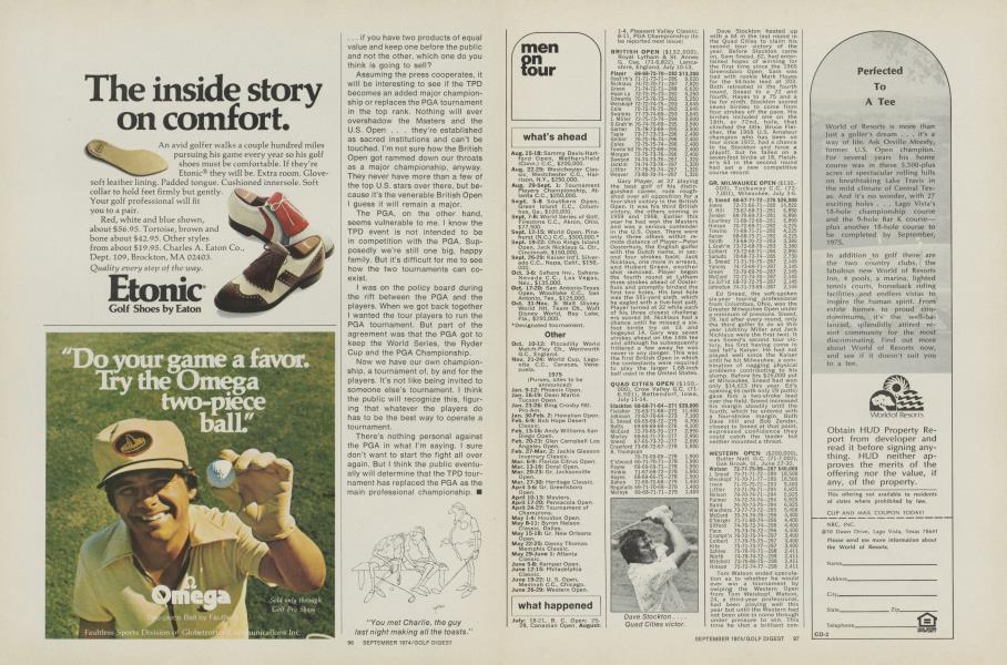 Etonic: Golf Shoes | Golf Digest | SEPTEMBER 1974