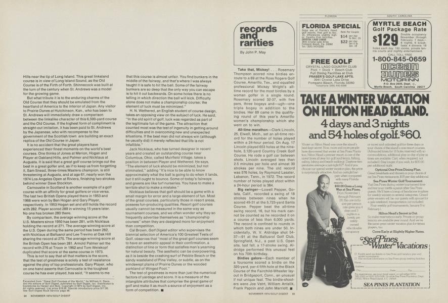 records and rarities