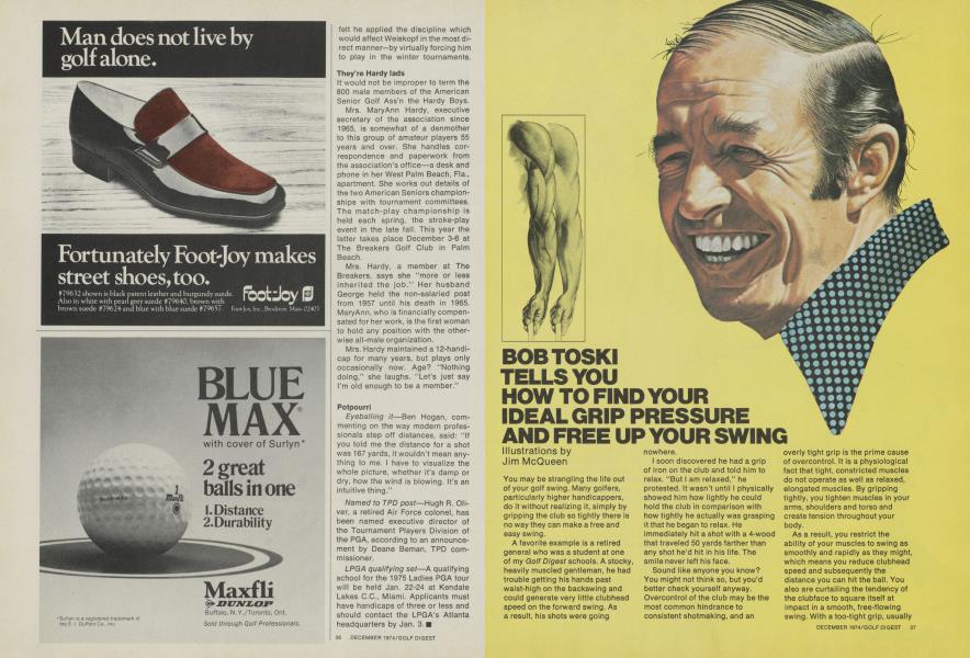 BOBTOSKI TELLS YOU HOW TO FIND YOUR IDEAL GRIP PRESSURE AND FREE UP YOUR SWING