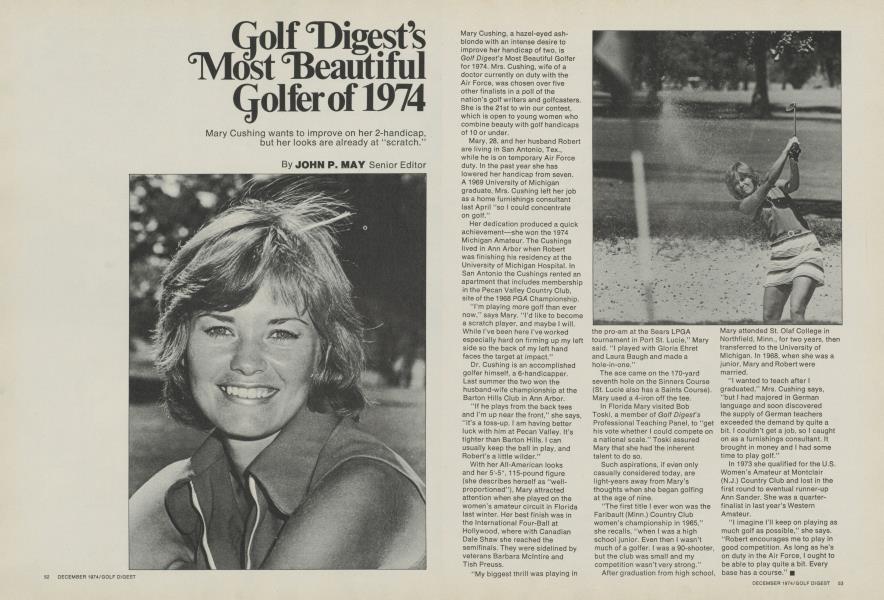 Golf Digest's Most Beautiful Golfer of 1974