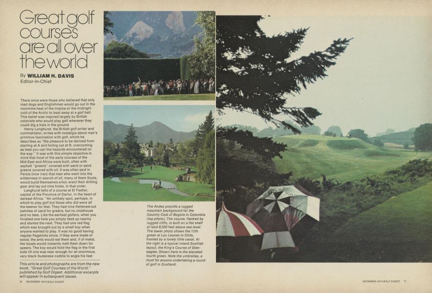 Great go courses are all over the world